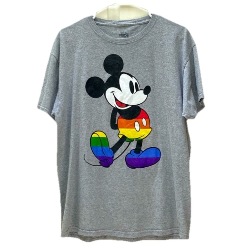 DISNEY | Unisex Mickey Mouse Rainbow T-shirt Large (42/44)